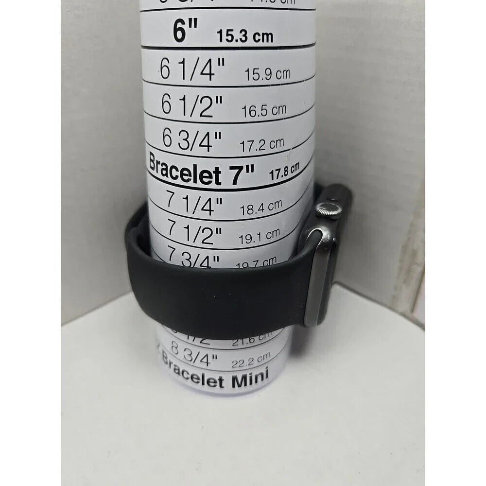 Apple Watch Series 3 42mm GPS Space Gray Aluminum Black Sport Band A1859 MTF32LL